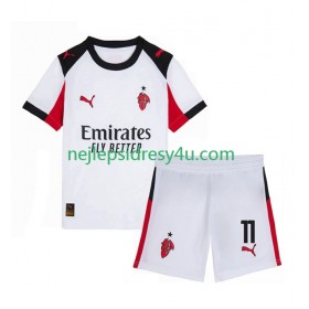 Fotbalový Dres AC Milán Christian Pulisic 11 Dětské Venkovní 2025/26